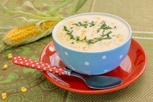 Рецепт 
                Сливочный суп с кукурузой
            