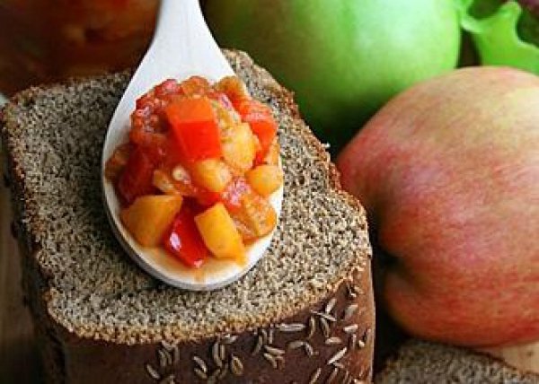 Рецепт 
                Баклажанная икра с яблоками
            