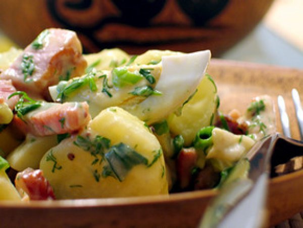 Рецепт 
                Горячий картофельный салат
            