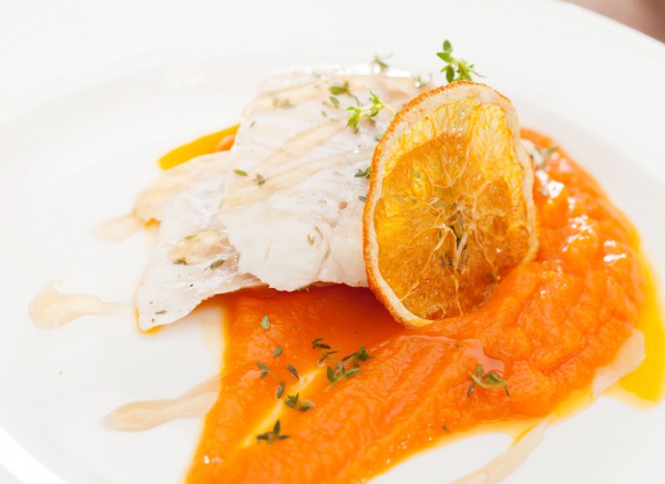 Рецепт 
                Рыба с имбирем и апельсинами
            