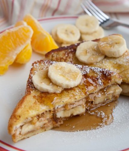 Рецепт 
                Вкусный завтрак: Гренки с бананом и корицей
            