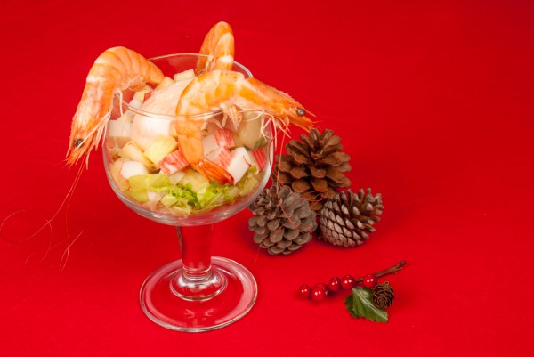 Рецепт 
                Новогодние рецепты: Салат-коктейль из крабовых палочек
            