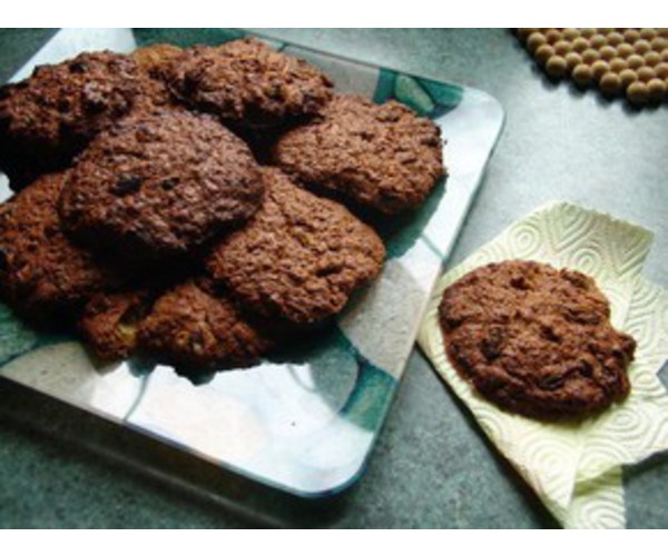 Рецепт 
                Шоколадное овсяное печенье
            