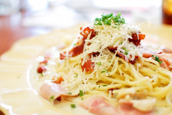 Рецепт 
                Спагетти под соусом карбонара
            
