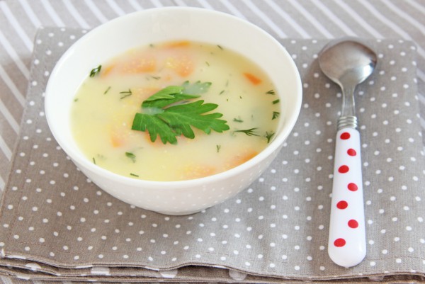 Рецепт 
                Куриный суп с овощами и кукурузной крупой
            