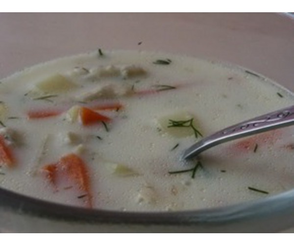 Рецепт 
                Кремовый рыбный суп
            