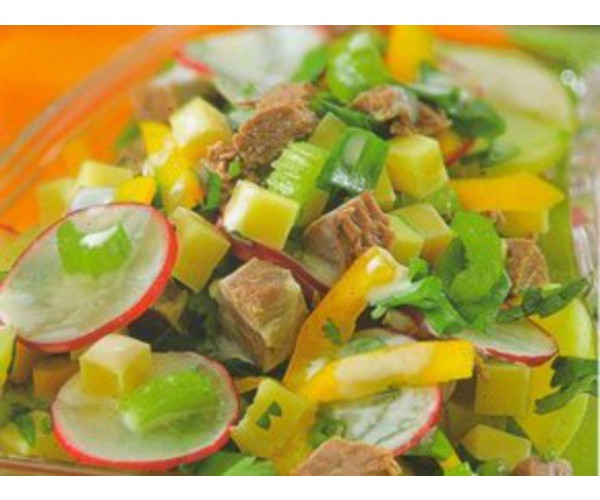 Рецепт 
                Овощной салат с говядиной
            