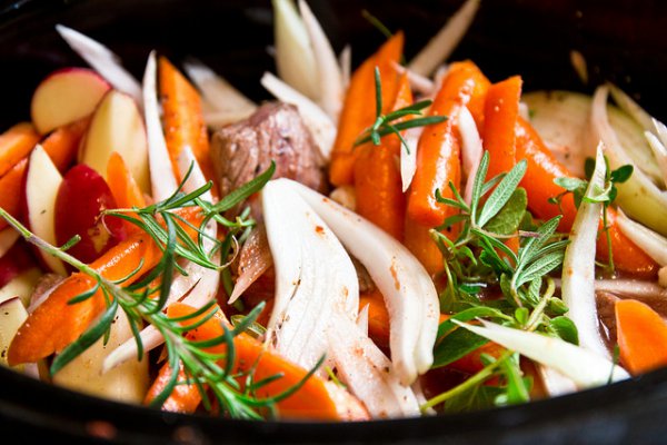 Рецепт 
                Тушеная говядина с овощами
            