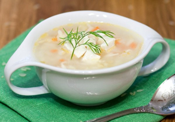 Рецепт 
                Рисовый суп с брынзой
            