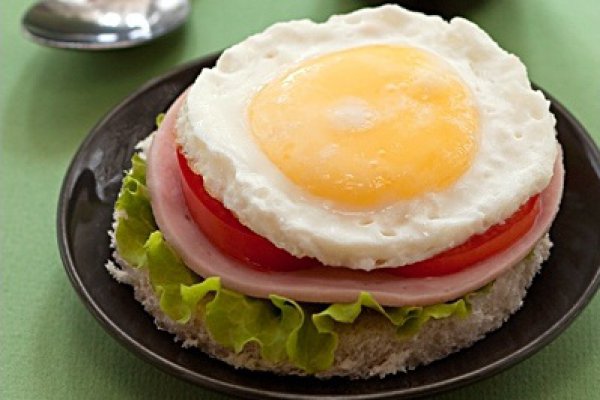 Рецепт 
                Бутерброд с жареным яйцом и помидорами
            